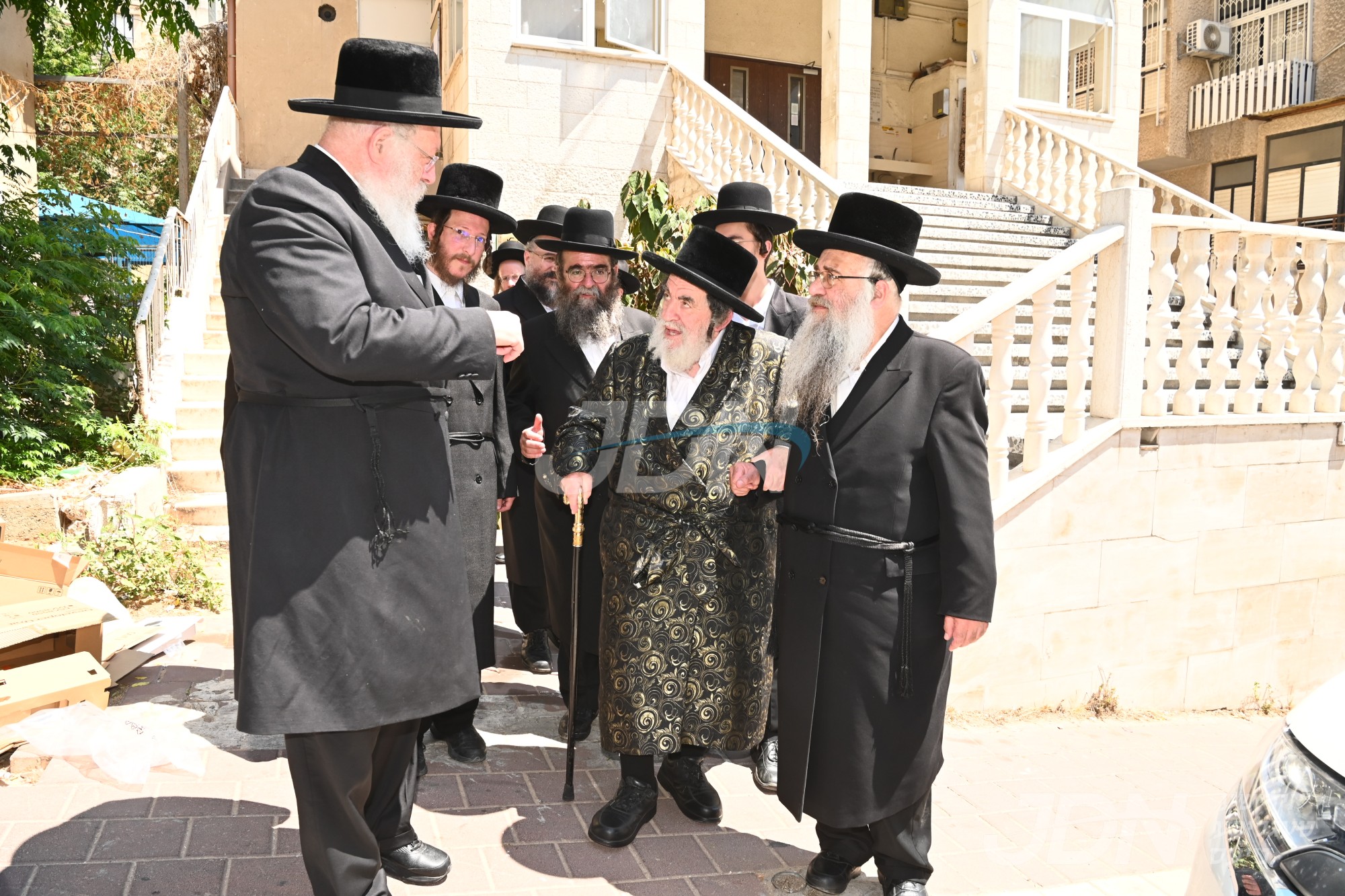 האדמו&quot;ר מוויזניץ באזוכט ביי גאב&quot;ד בני ברק