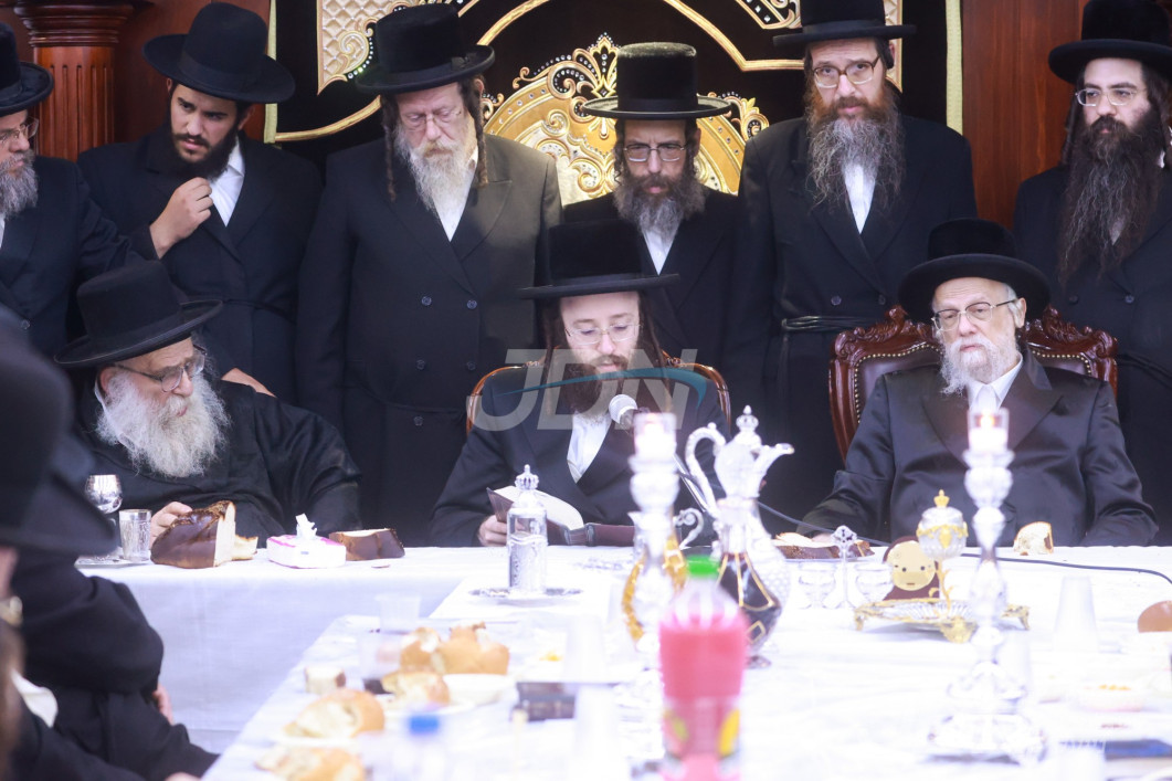 שלושים סעודה פון כ"ק אדמו"ר הרה"ק מקאסוב זצוק"ל אין ירושלים
