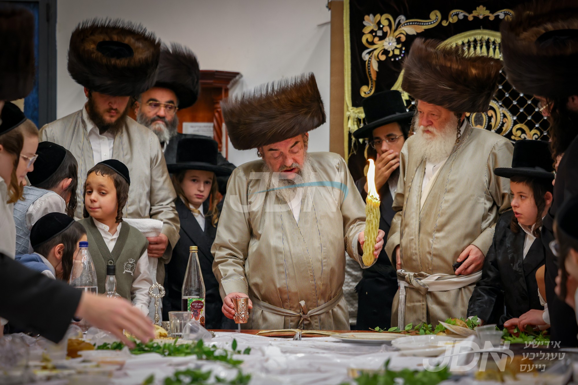 האדמו&quot;ר מלעלוב מוצש&quot;ק אין צפת