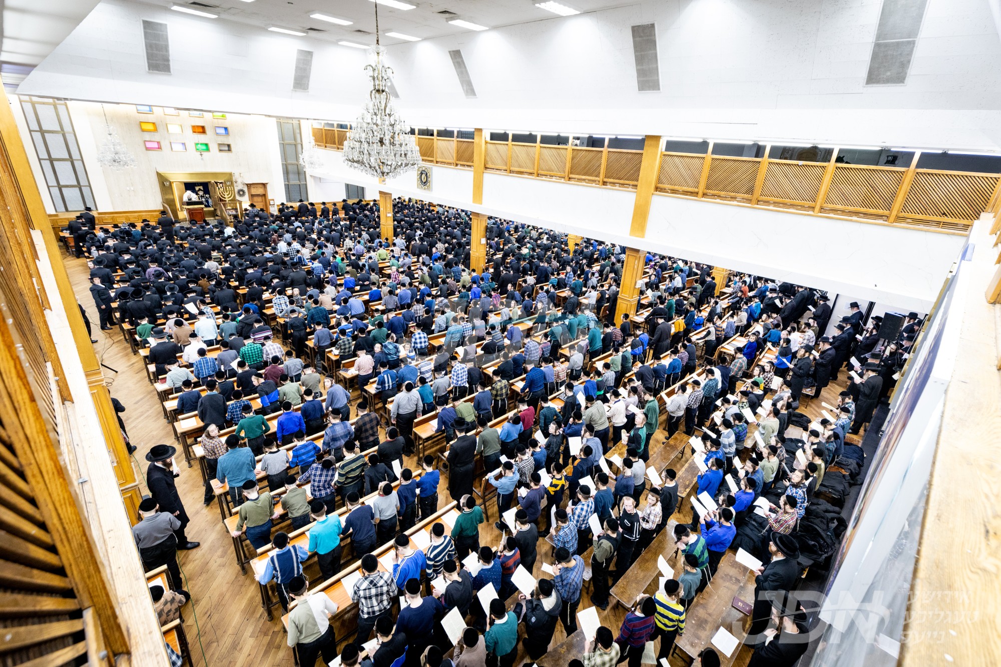 עצרת תפילה אין ביהמ&quot;ד הגדול סאטמאר אין וויליאמסבורג